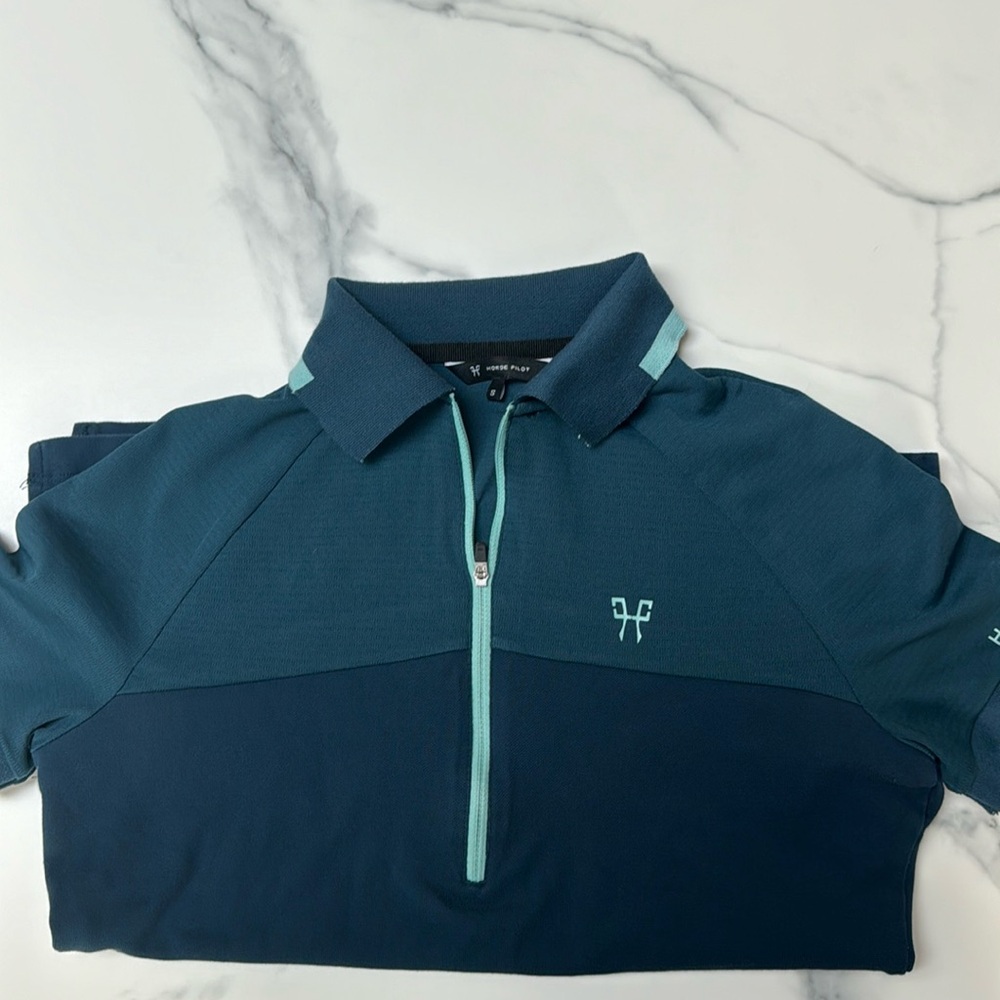 Horse Pilot Half Zip Polo
